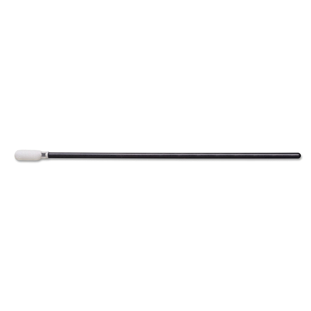 1276 BK - PurSwab 6’’ Spatula Foam Swab w/Black Polypropylene Handle