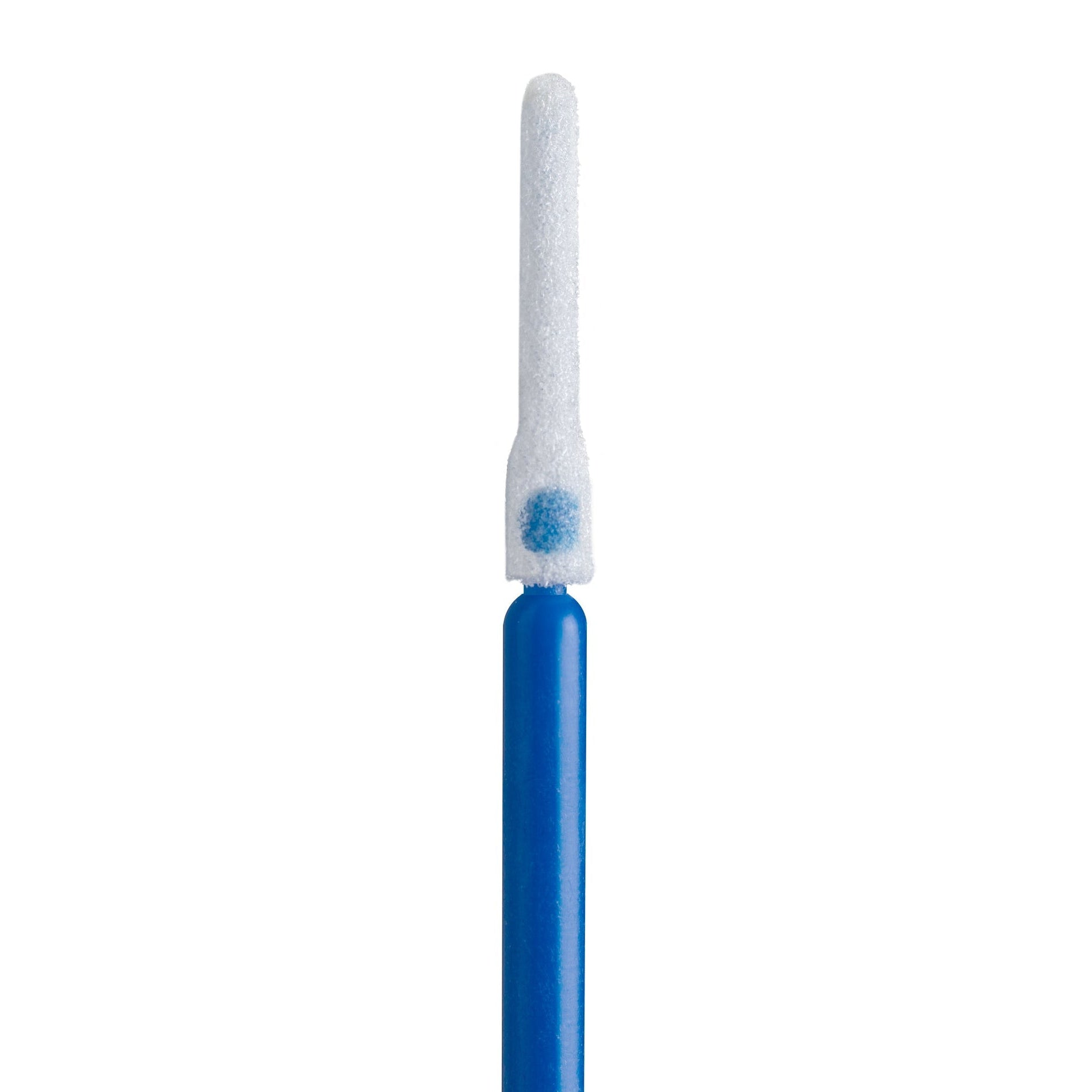 1276-PFB BL - PurSwab 6’’ Micro Tip Foam Swab w/Glass Filled Blue Polypropylene Handle
