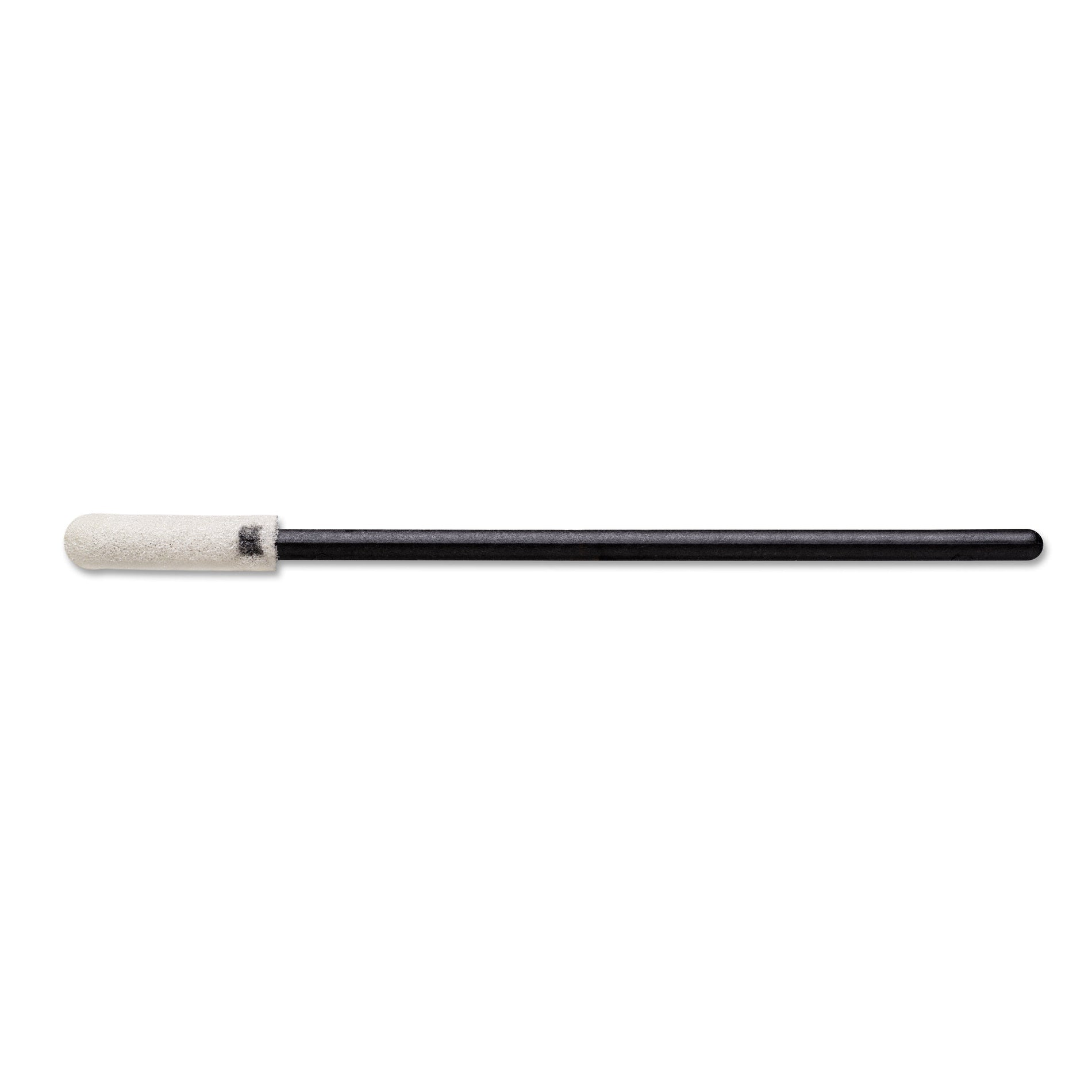1803-PF - PurSwab 3’’ Flexible Mini-tip Foam Swab w/Black Polypropylene Handle