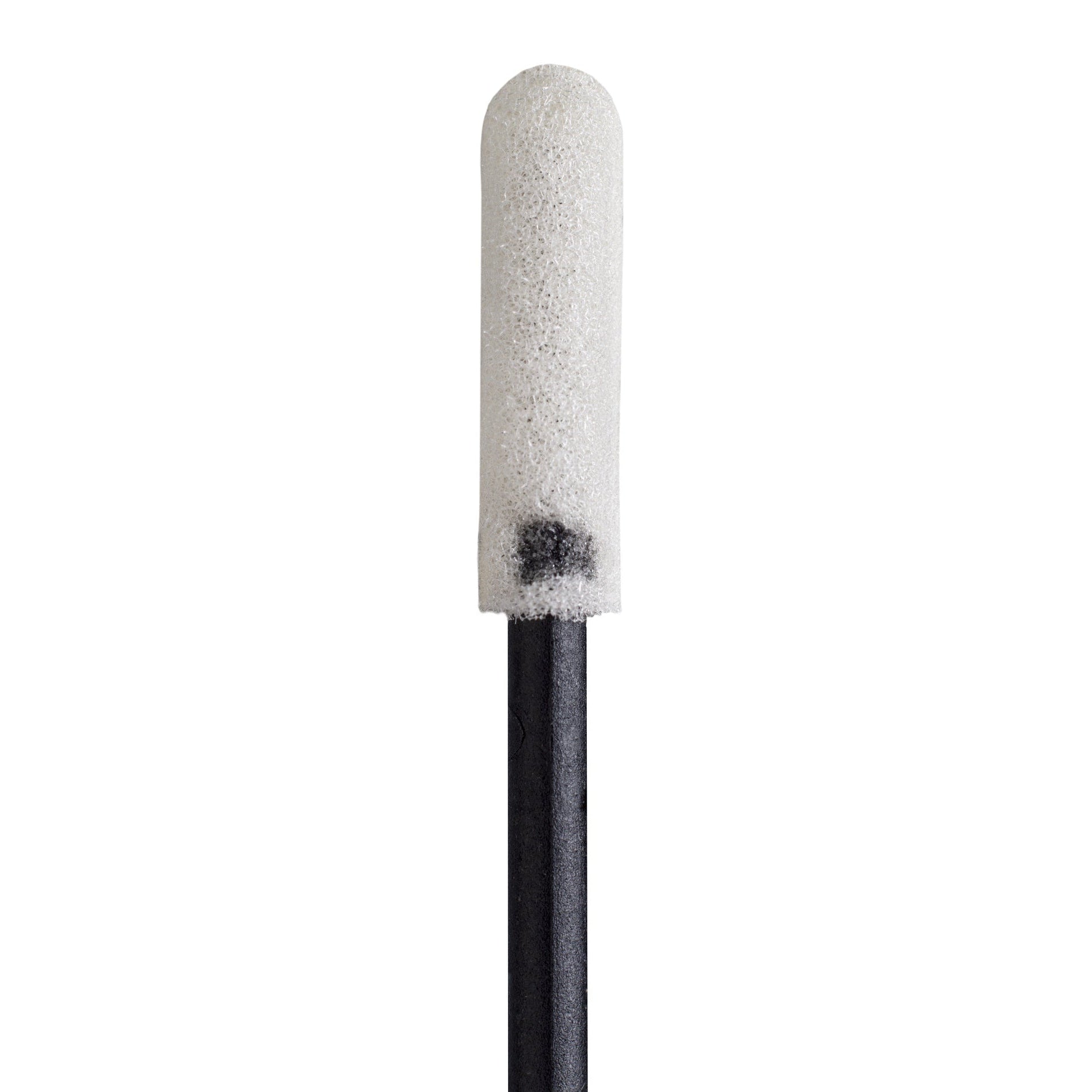 1803-PF - PurSwab 3’’ Flexible Mini-tip Foam Swab w/Black Polypropylene Handle