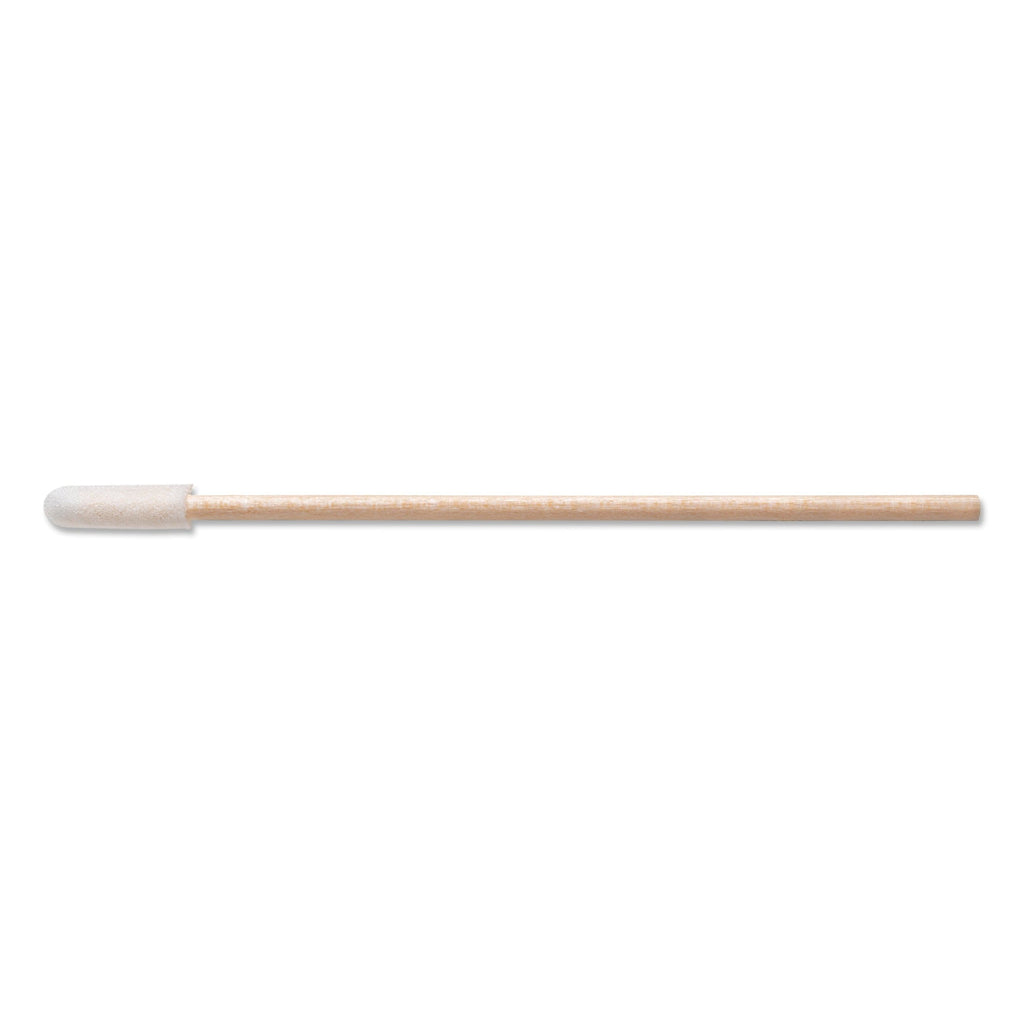 1803-WF - PurSwab 3’’ Mini-tip Foam Swab w/Wooden Handle