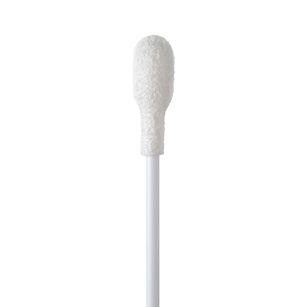 1806-PCF CR - PurSwab 6’’ Standard Chemical Resistant Foam over Cotton Swab w/Polypropylene Handle