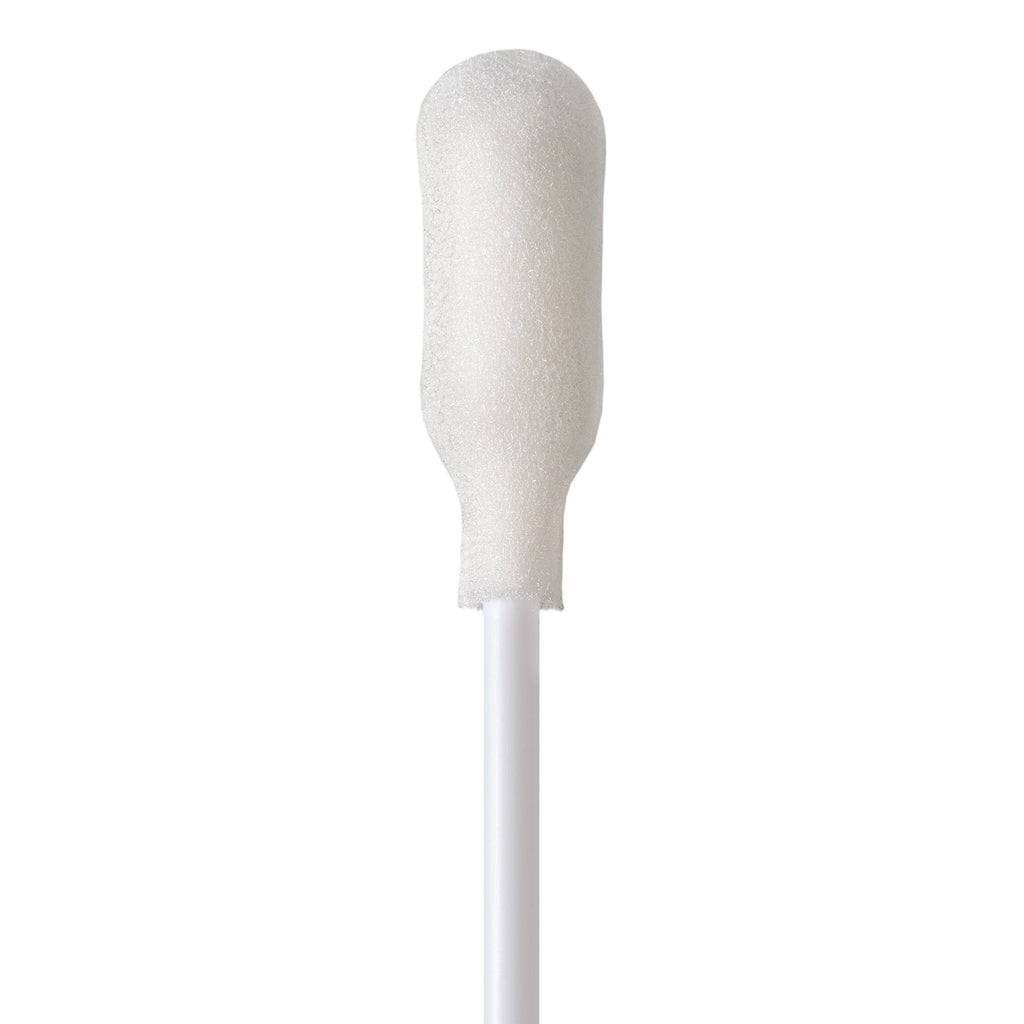 1806-PCFLB - PurSwab 6’’ Large Foam over Cotton Swab w/Polypropylene Handle Bulk
