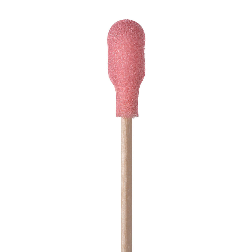 1806-WCF AS - PurSwab 6’’ Large Anti-Static Foam over Cotton Swab w/Wooden Handle