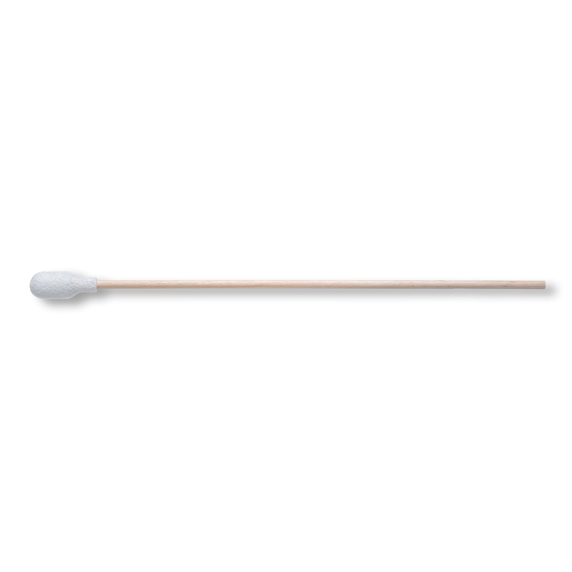1806-WCF CR - PurSwab 6’’ Standard Chemical Resistant Foam over Cotton Swab w/Wooden Handle