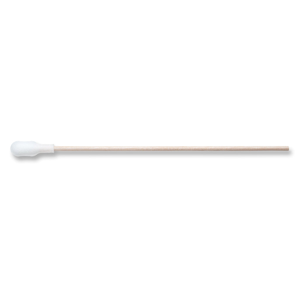 1806-WCF - PurSwab 6’’ Standard Foam over Cotton Swab w/Wooden Handle