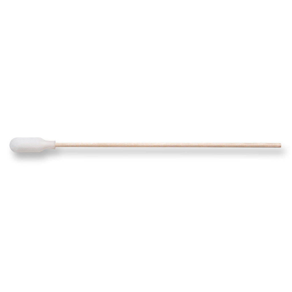 1806-WCFL - PurSwab 6’’ Large Foam over Cotton Swab w/Wooden Handle