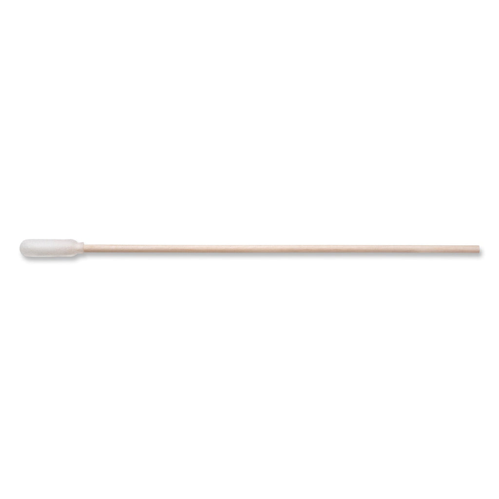 1806-WCSF - PurSwab 6’’ Small Foam over Cotton Swab w/Wooden Handle