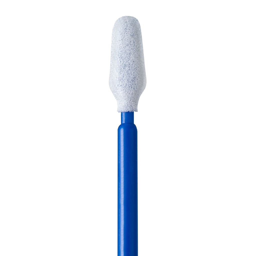 PurSwab 6" Spatula Foam Swab w/Blue Polypropylene Handle, Tip