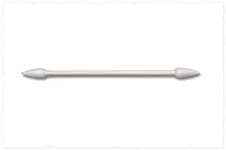single white cotton swab