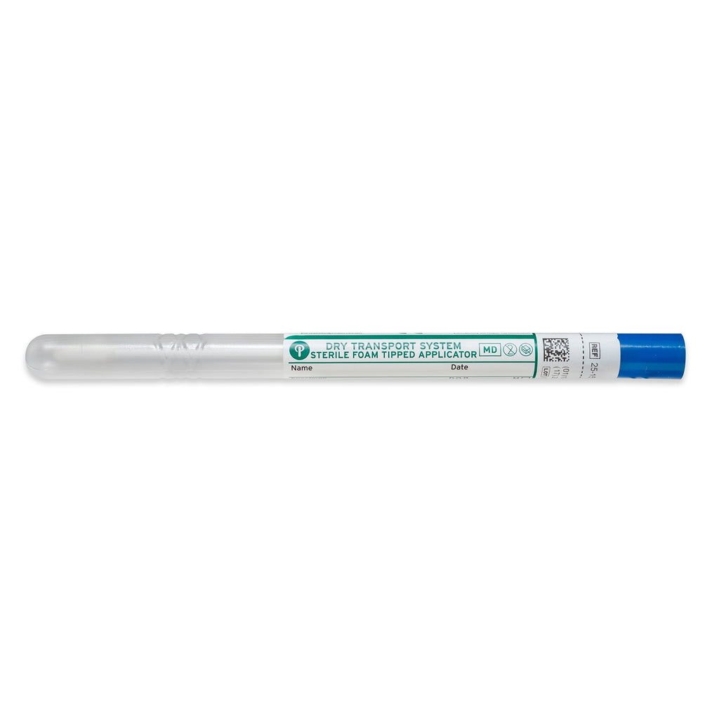 Puritan 6’’ Sterile Standard Foam Swab w/Plastic Handle &