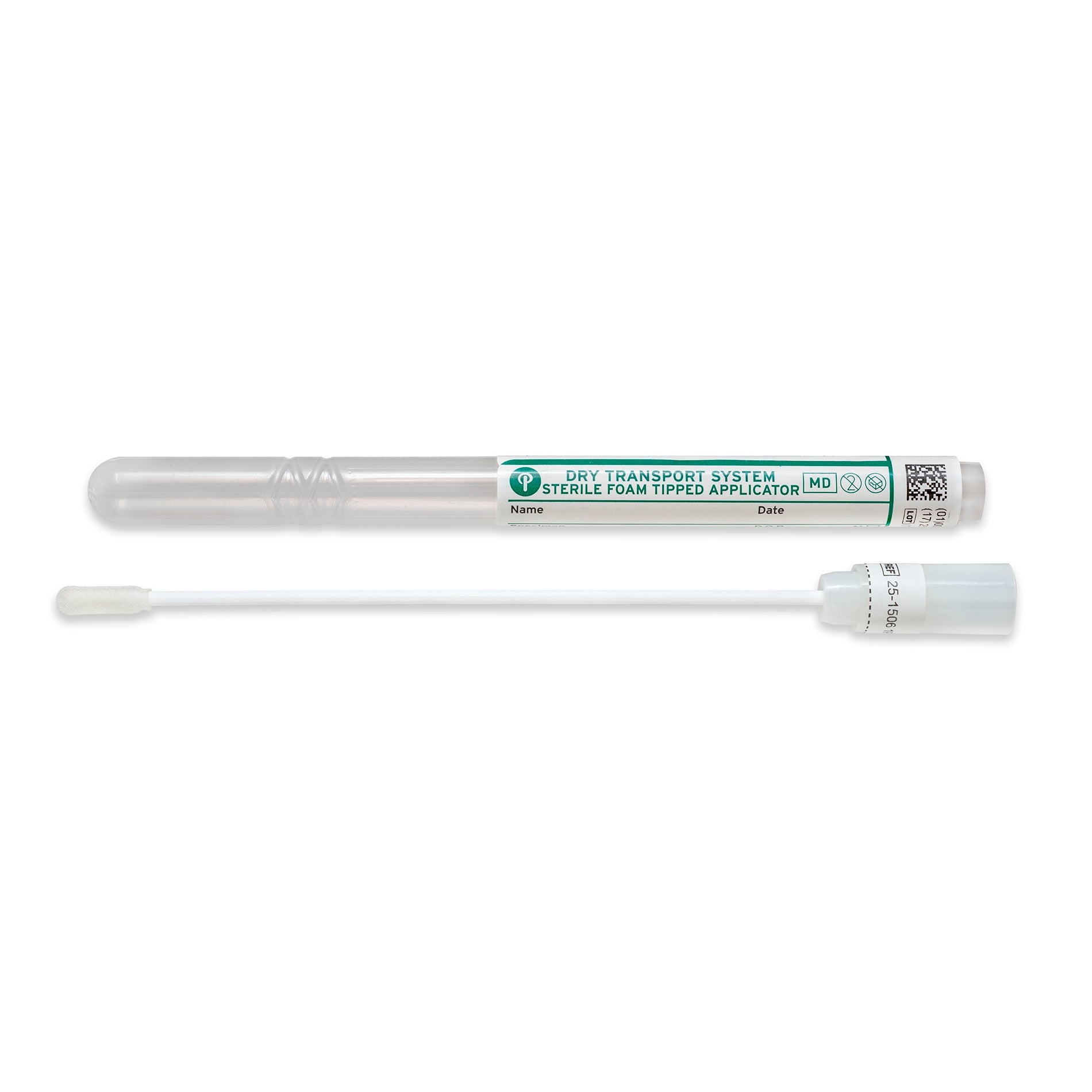 Puritan 6’’ Sterile Standard Foam Swab w/ Plastic Handle &