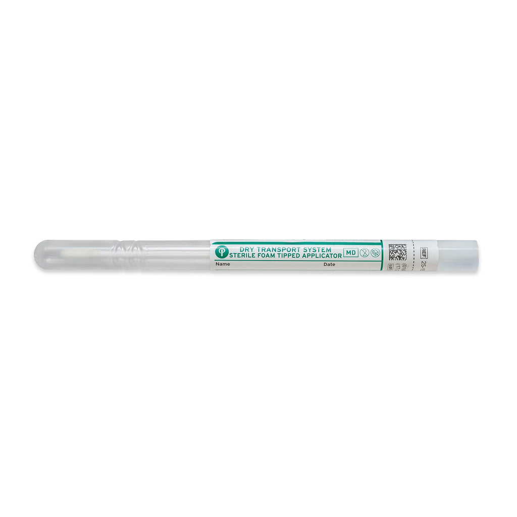 Puritan 6’’ Sterile Standard Foam Swab w/ Plastic Handle &
