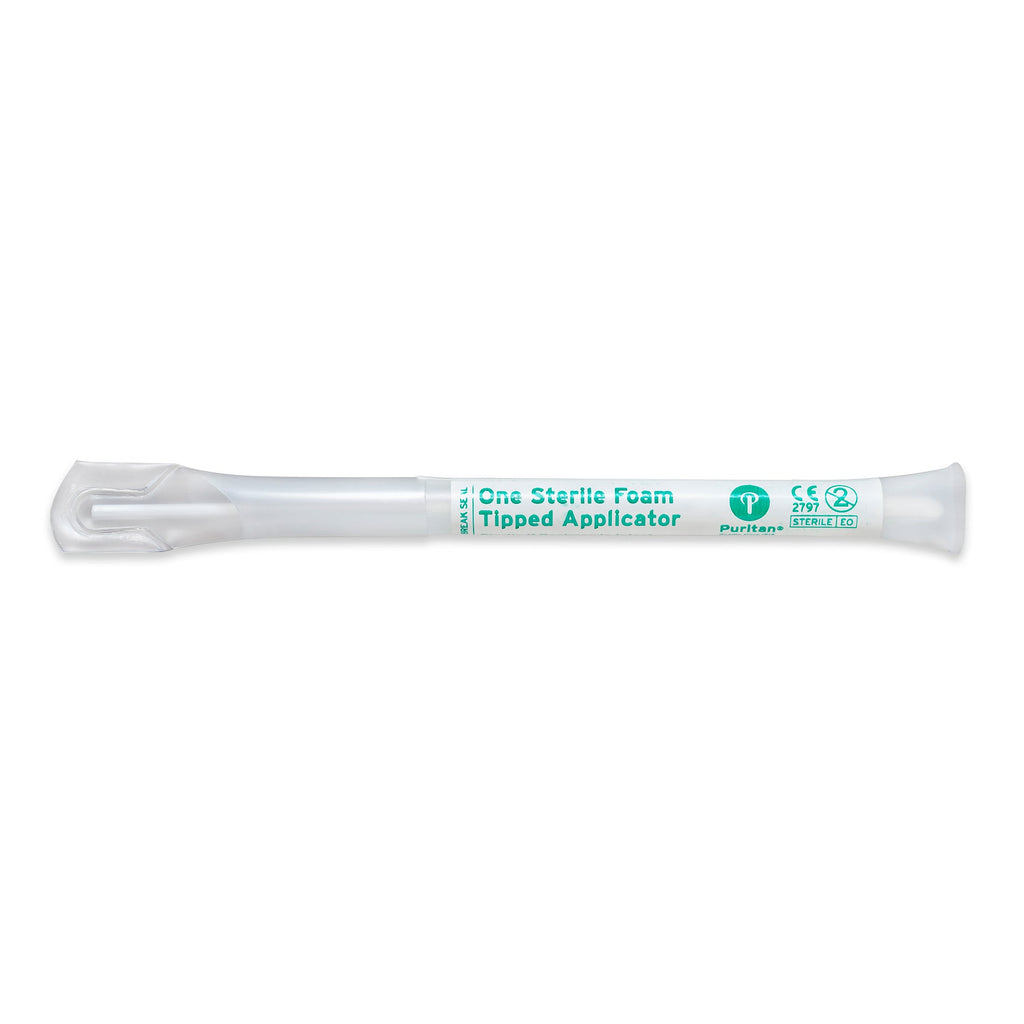 25-1506 1PF TT MC - Puritan 6’’ Sterile Standard Foam Swab w/Plastic Molded Cap