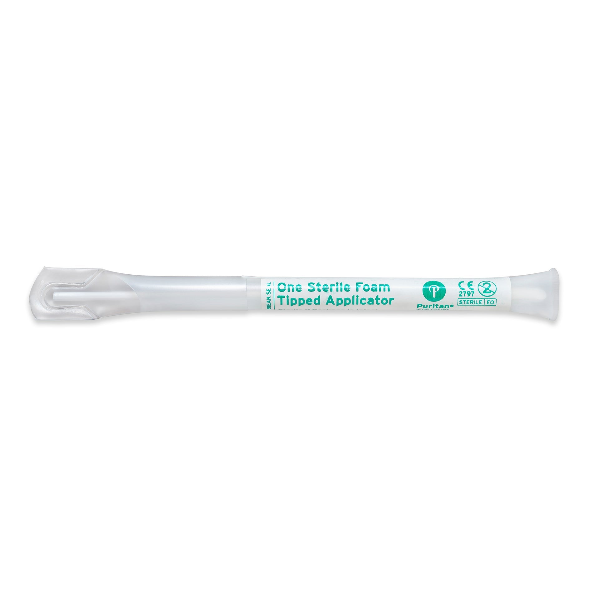 25-1506 1PF TT MC - Puritan 6’’ Sterile Standard Foam Swab w/Plastic Molded Cap