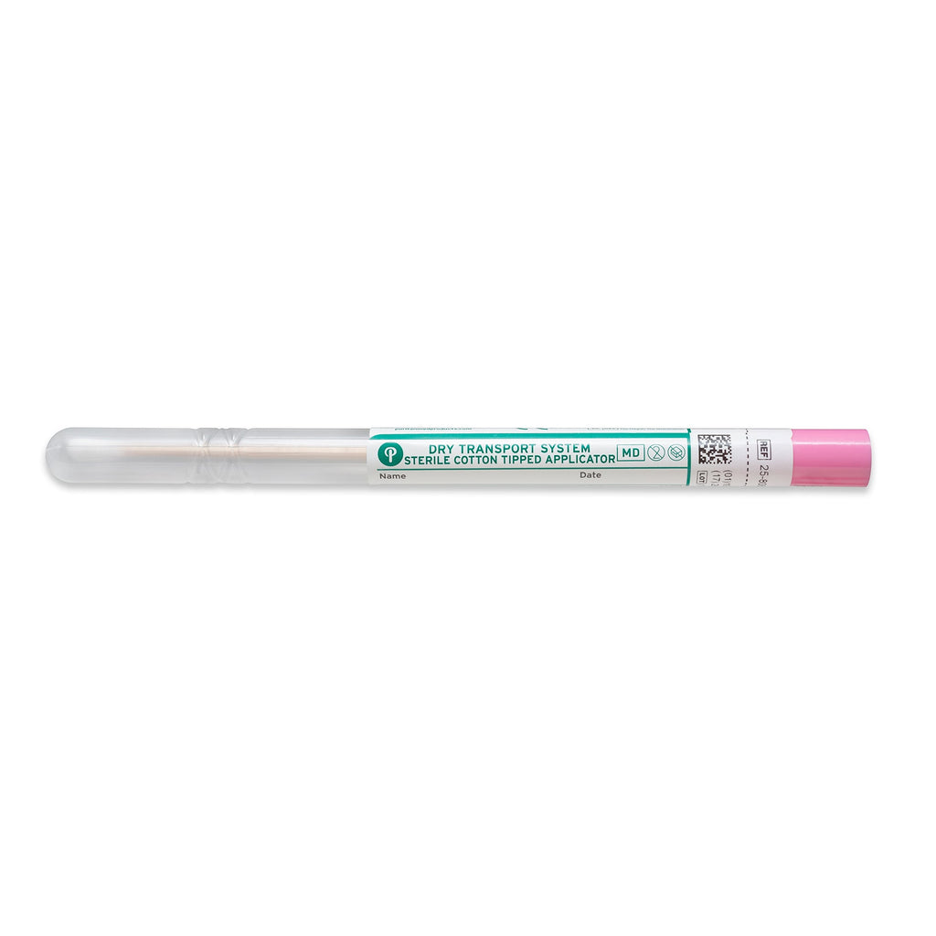 25-806 1WC BT - Puritan 6’’ Sterile Standard Cotton Swab w/ Wooden Handle & Tube