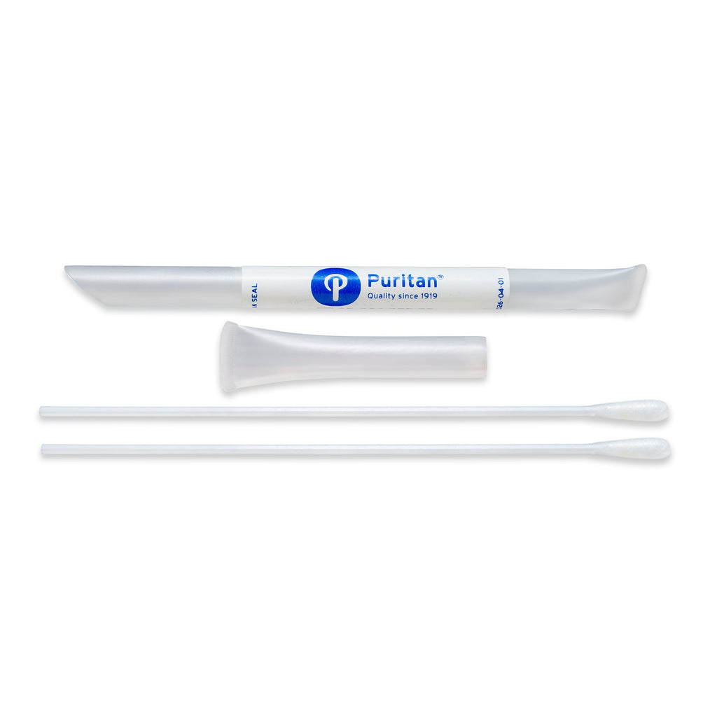 25-806 2PD TT - Puritan Dry Transport System 6’’ Sterile Standard Polyester Plastic Swab 2 per tube