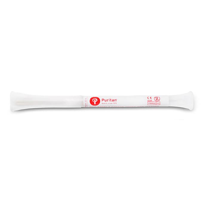 Puritan 6" Sterile DNA-Free Standard Cotton Swabs w/ Wooden Handle & Tube