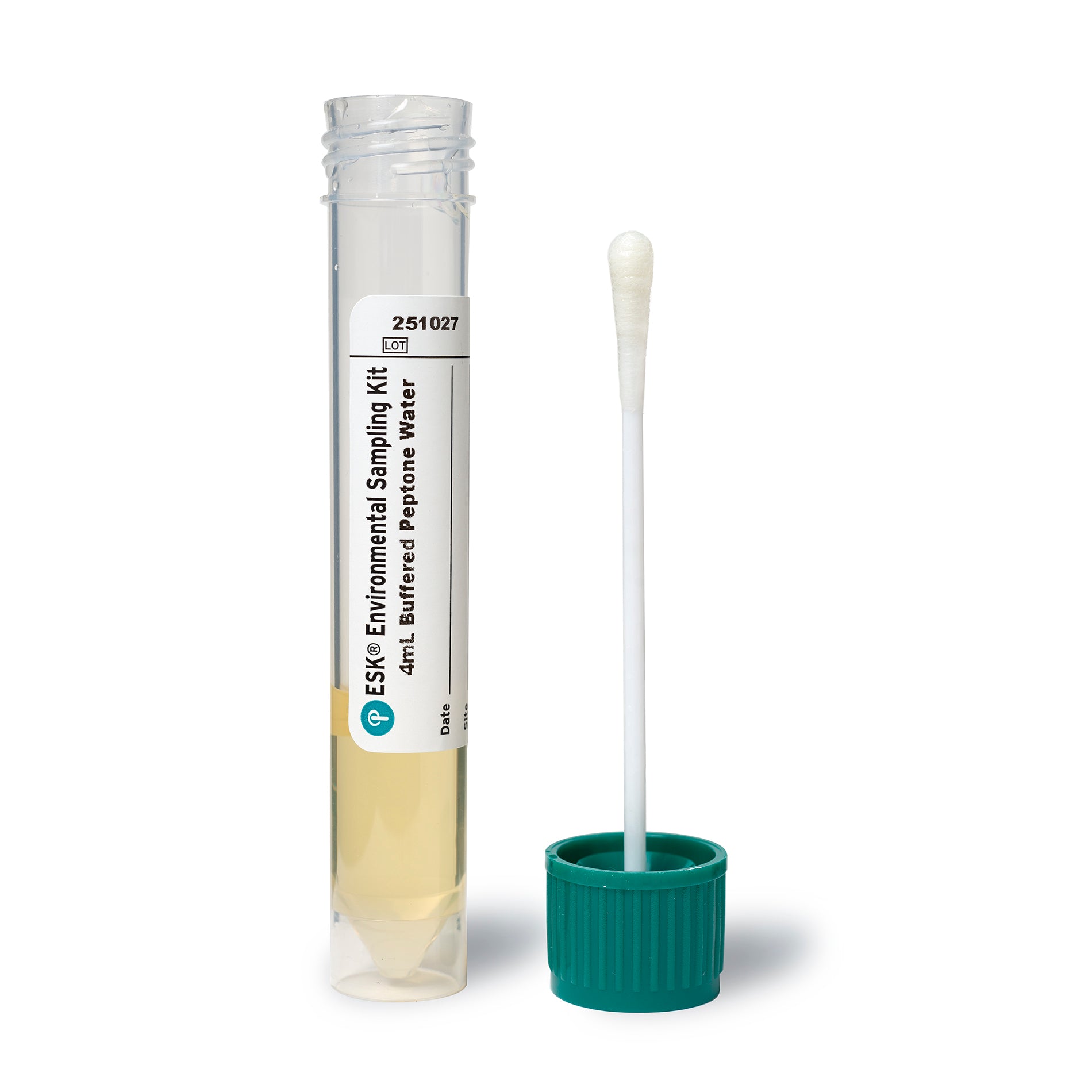 Puritan ESK Sampling Kit - 4" Sterile Polyester Swab & 4ml Buffered Peptone Water