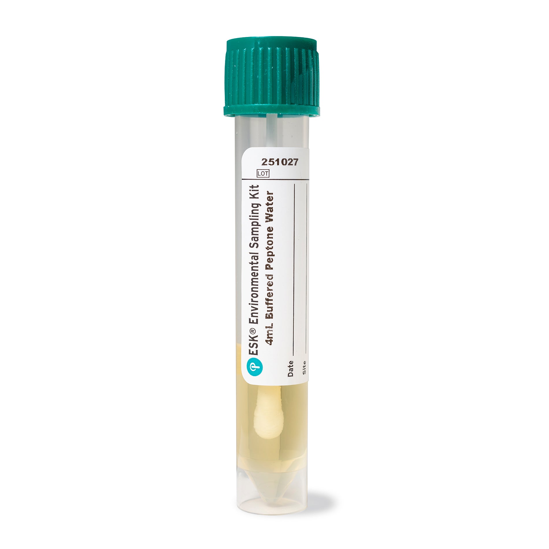 Puritan ESK Sampling Kit - 4" Sterile Polyester Swab & 4ml Buffered Peptone Water
