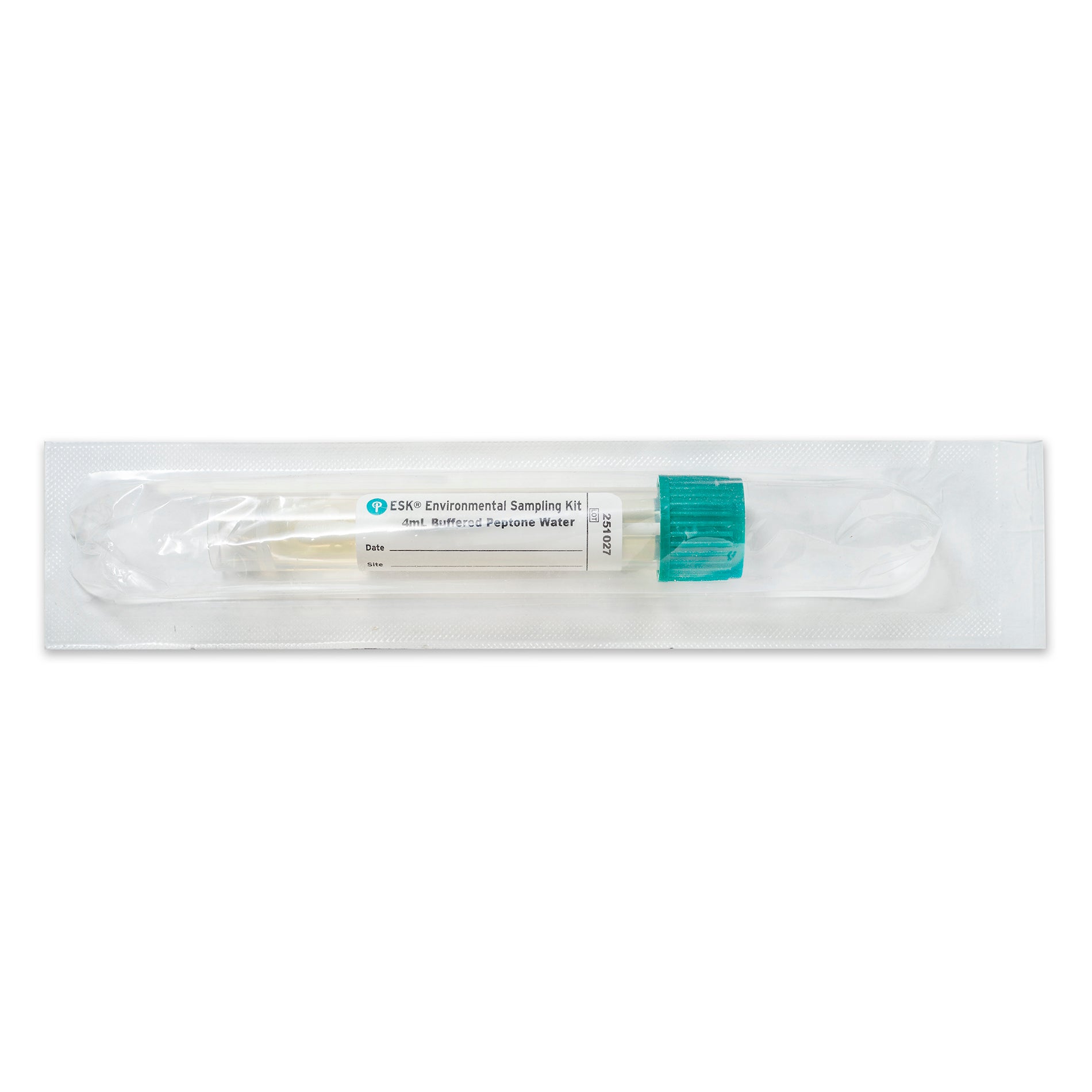 Puritan ESK Sampling Kit - 4" Sterile Polyester Swab & 4ml Buffered Peptone Water