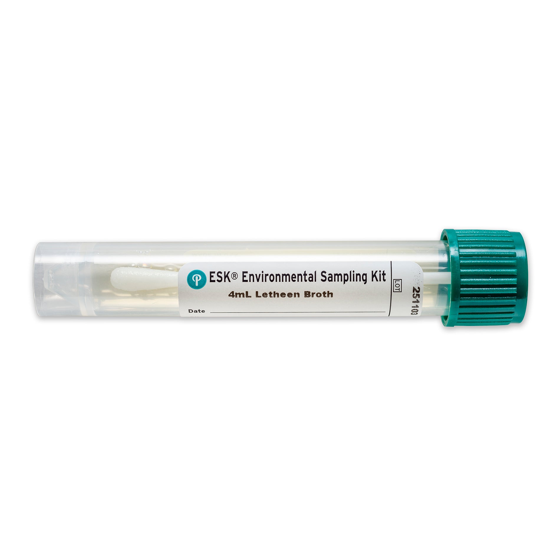 Puritan ESK Sampling Kit - 4" Sterile Polyester Swab & 4ml Letheen Broth