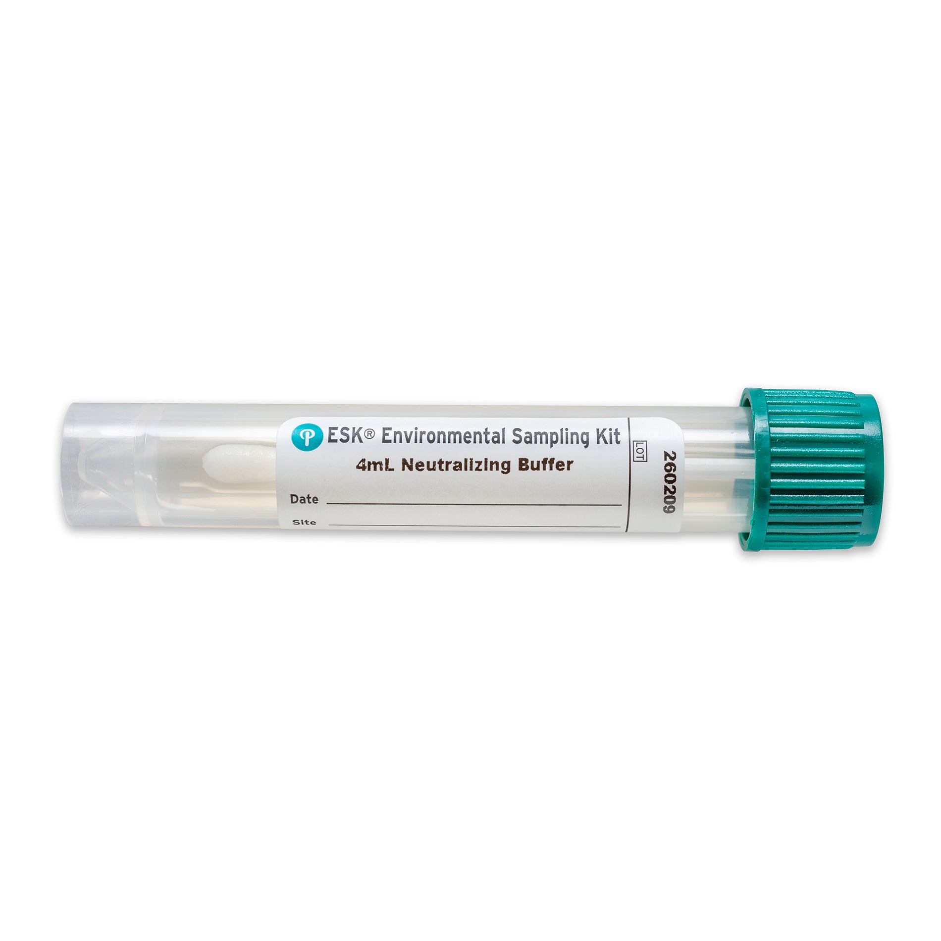 Puritan ESK Sampling Kit - 4" Sterile Polyester Swab & 4ml Neutralizing Buffer