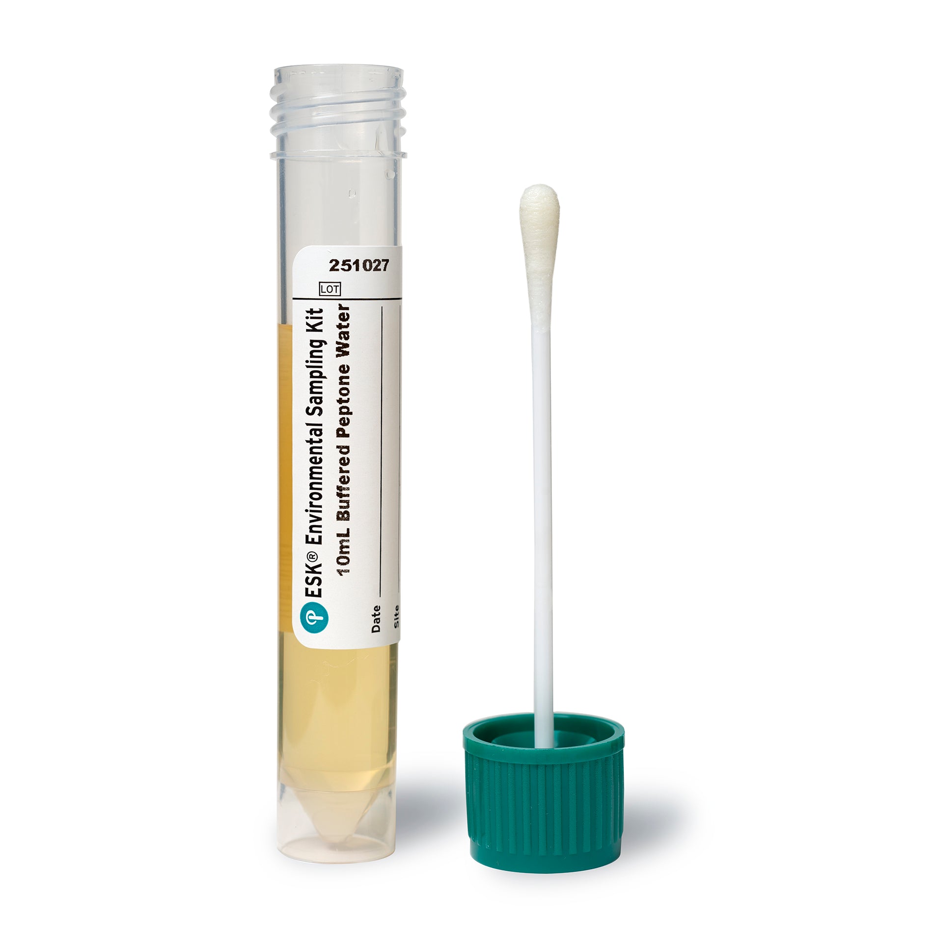 Puritan ESK Sampling Kit - 4" Sterile Polyester Swab & 10ml Buffered Peptone Water