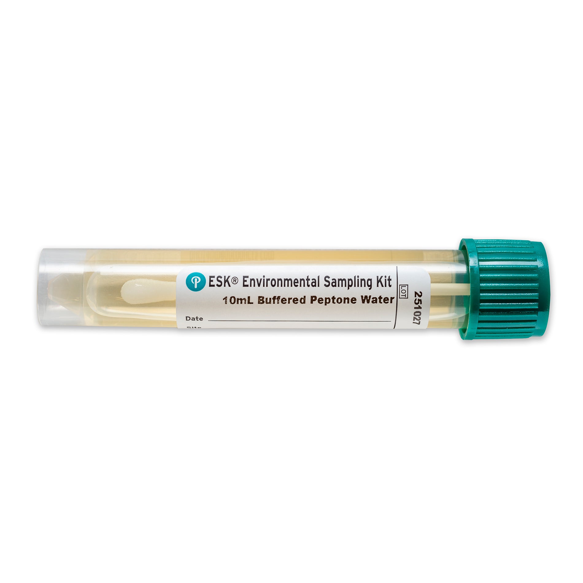 Puritan ESK Sampling Kit - 4" Sterile Polyester Swab & 10ml Buffered Peptone Water