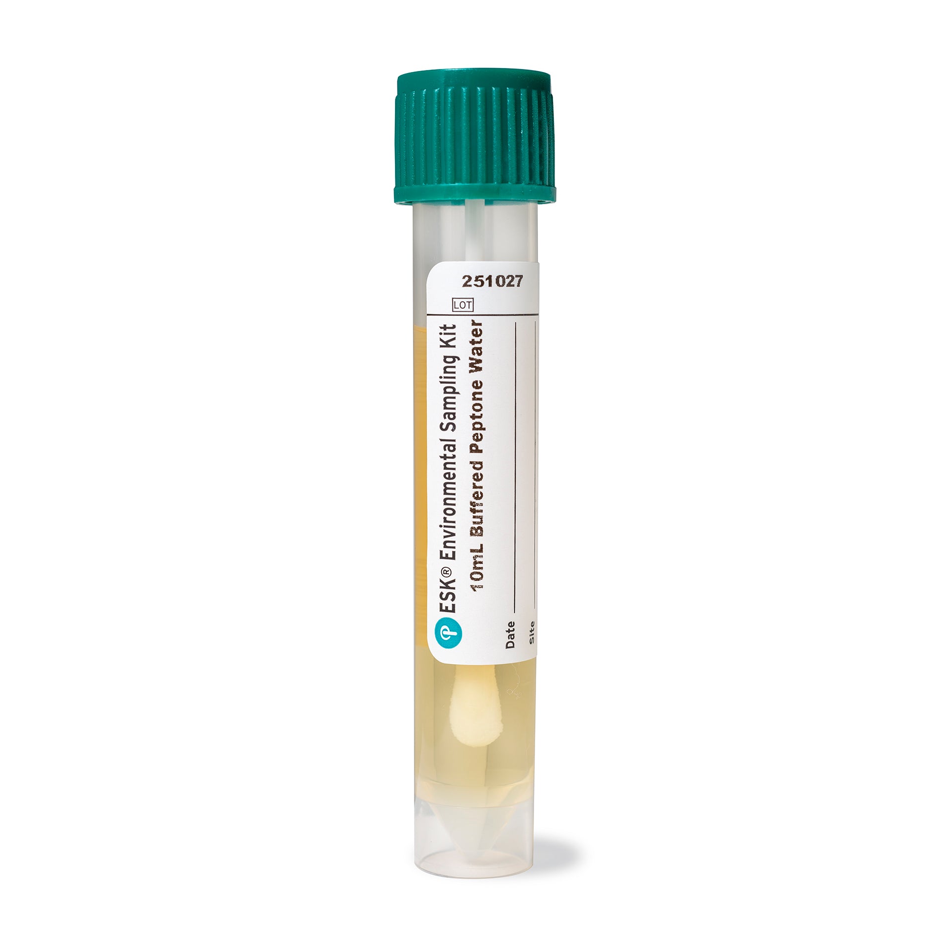 Puritan ESK Sampling Kit - 4" Sterile Polyester Swab & 10ml Buffered Peptone Water