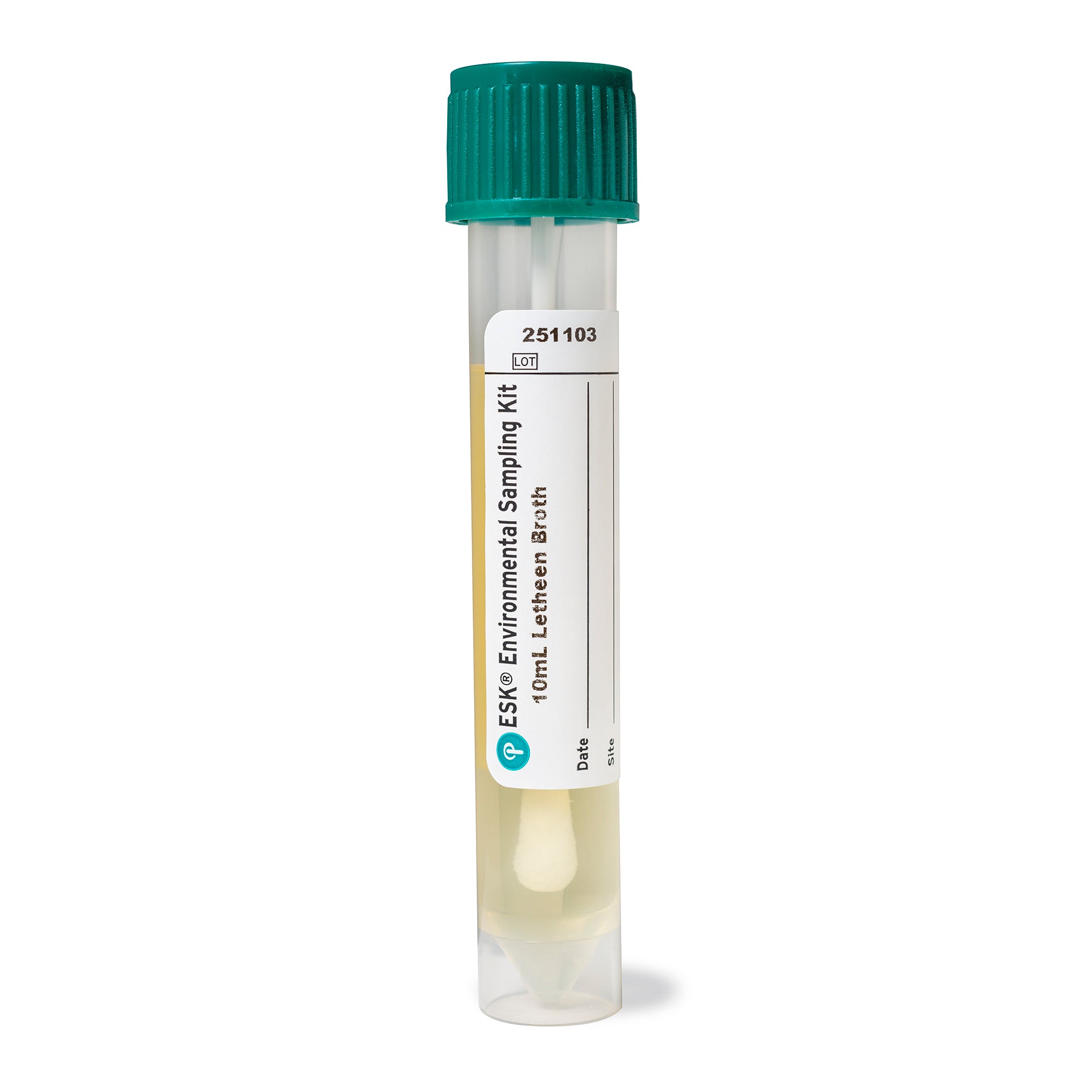 Puritan ESK Sampling Kit - 4" Sterile Polyester Swab & 10ml Letheen Broth