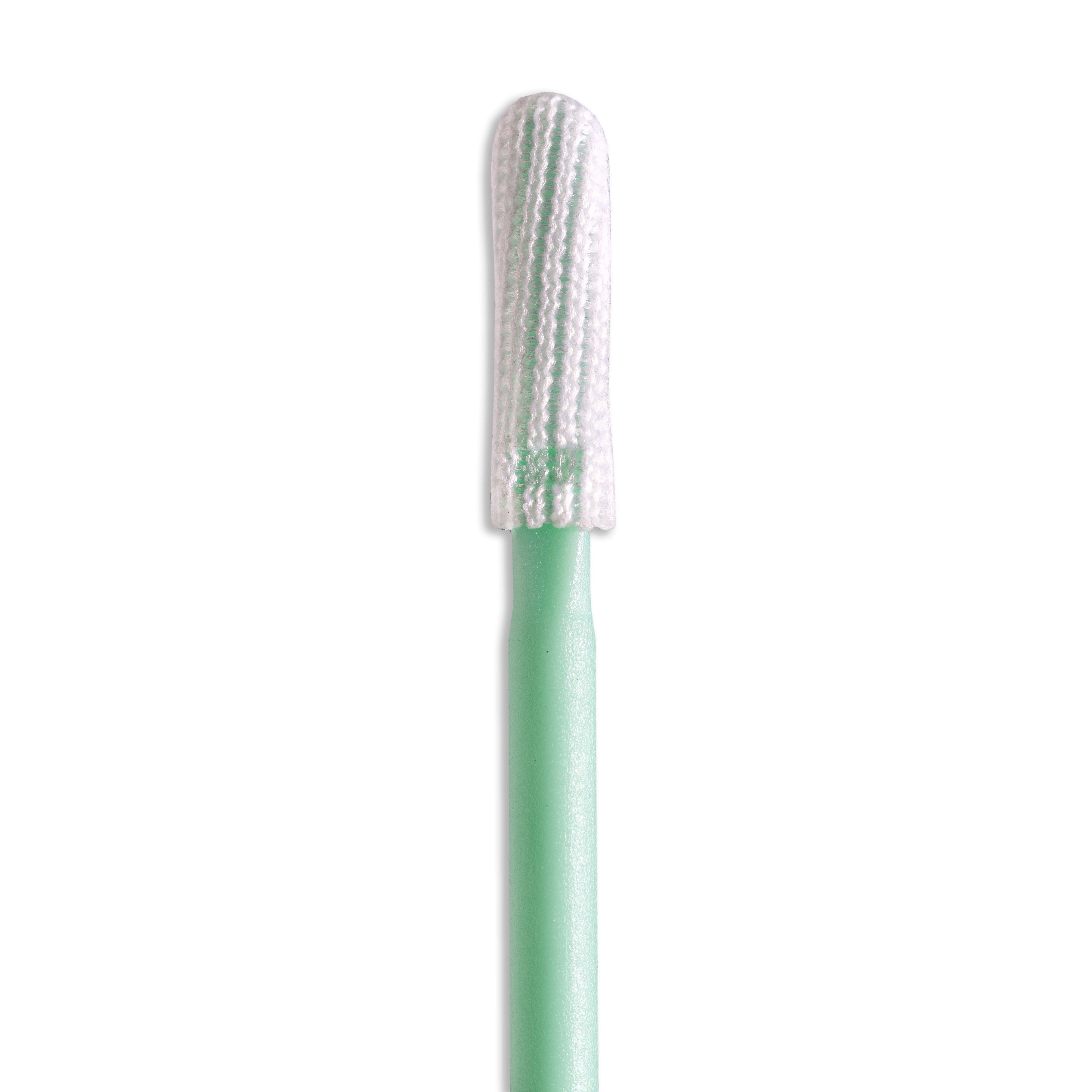 3125 - PurSwab 3’’ Symmetrical Round MIni-Tip Knitted Polyester Swab w/Polypropylene Handle