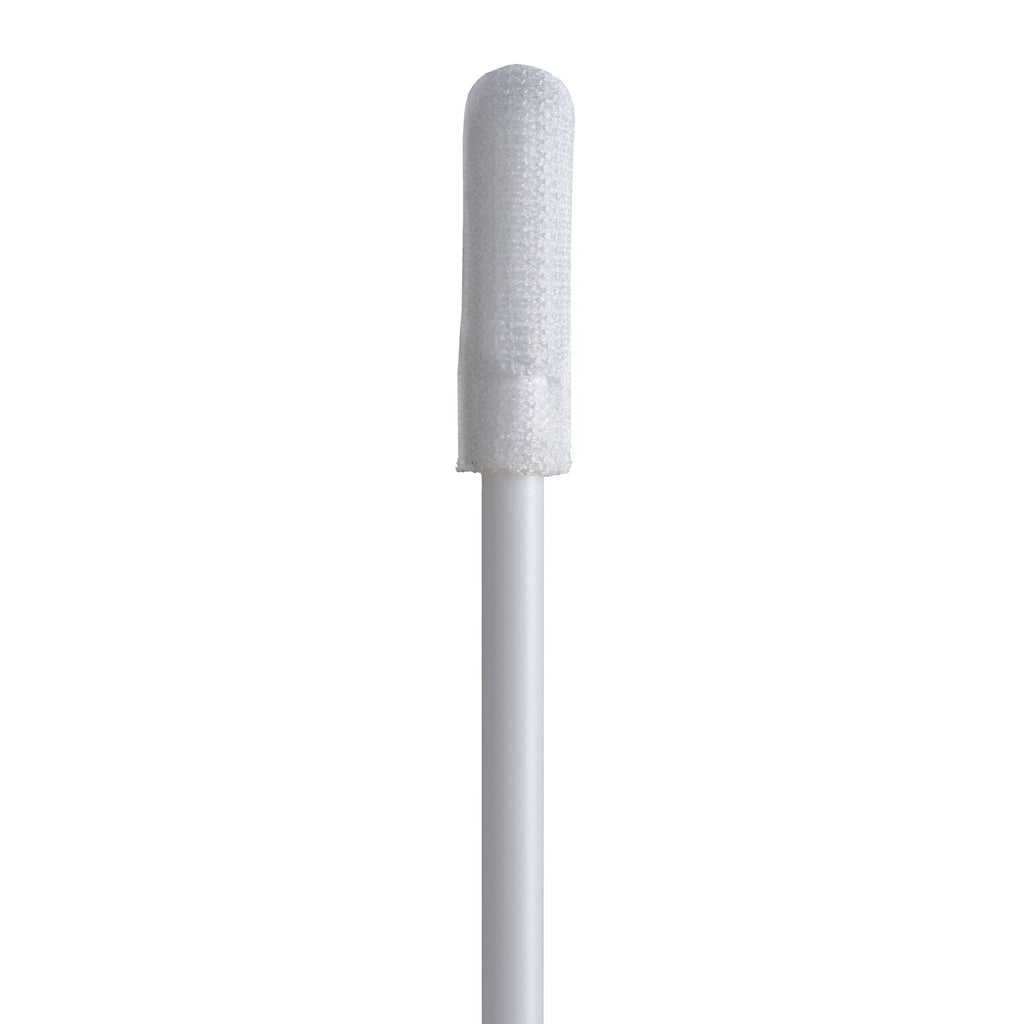 3605 - PurSwab 6’’ Symmetrical Round Knitted Polyester Swab w/Polypropylene Handle