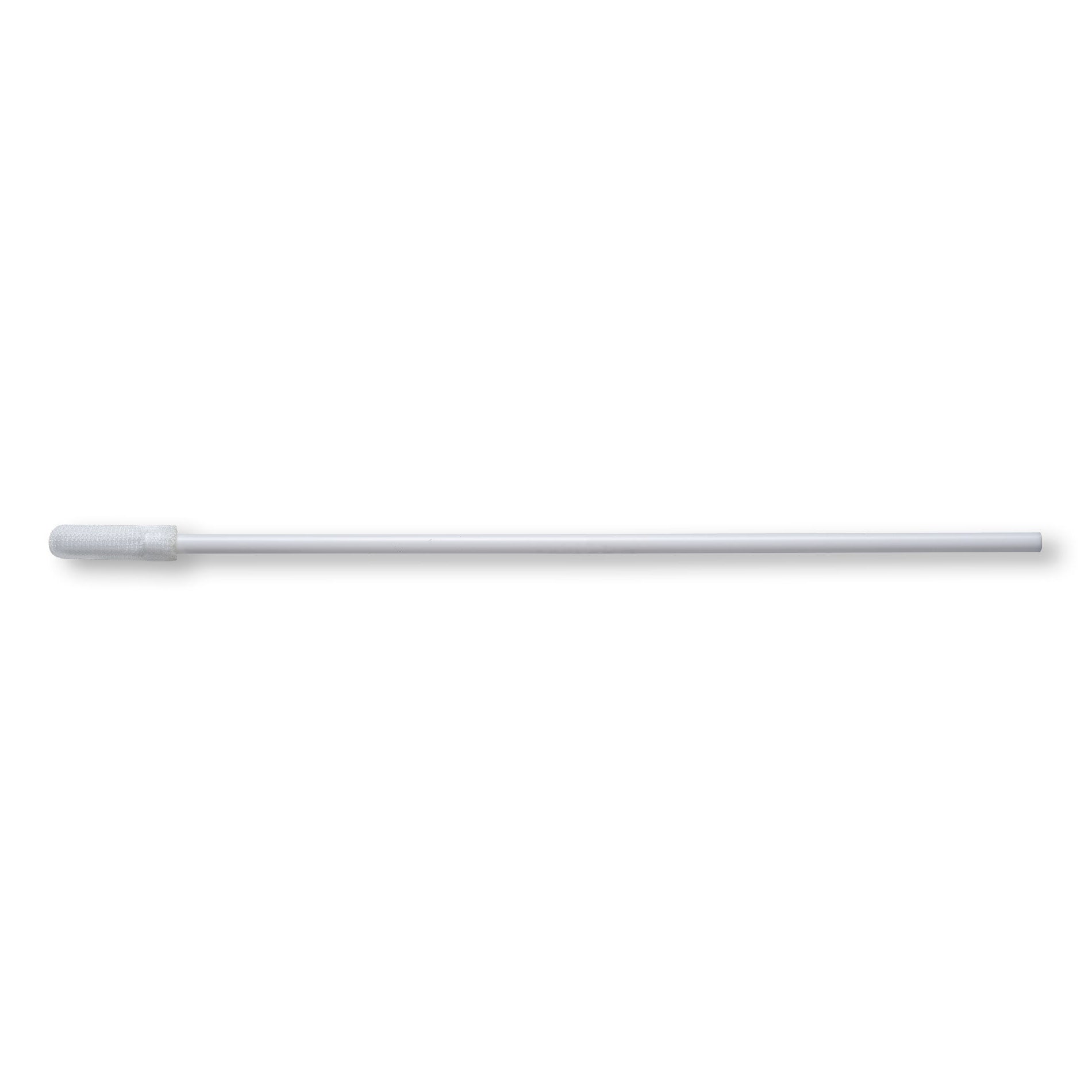 3605 - PurSwab 6’’ Symmetrical Round Knitted Polyester Swab w/Polypropylene Handle