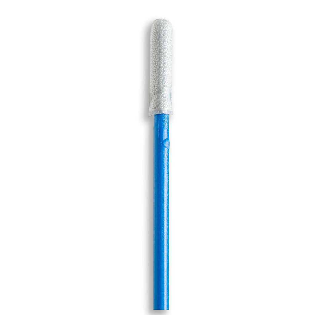 3623 - PurSwab® 3’’ Small Knitted Polyester Swab w/Glass-Filled Blue Polypropylene Handle