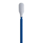 3676 - PurSwab 6’’ Spatula Shaped Knitted Polyester Swab w/Blue Polypropylene Handle