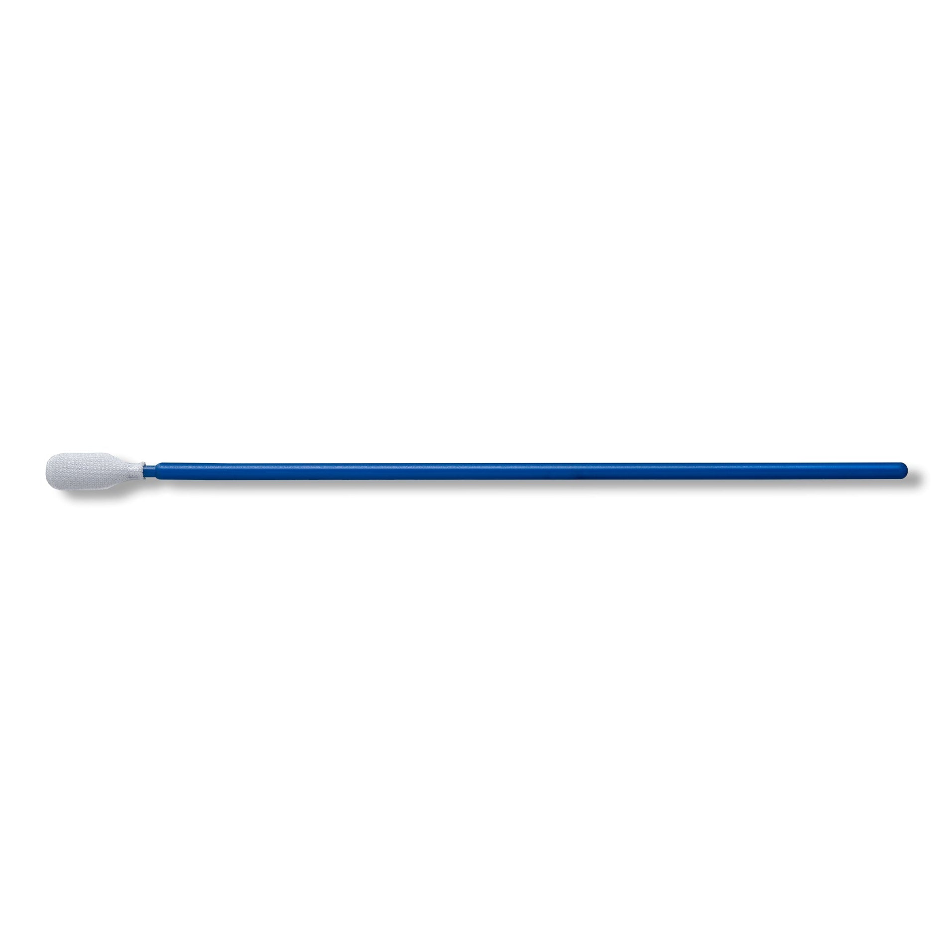 3676 - PurSwab 6’’ Spatula Shaped Knitted Polyester Swab w/Blue Polypropylene Handle