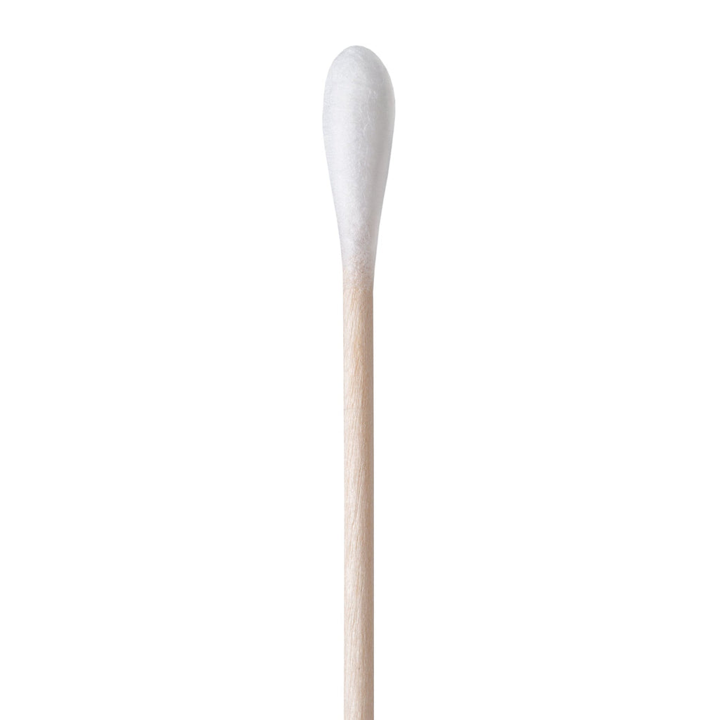 Hospital 6" Standard Cotton Swab w/Wooden Handle, Tip