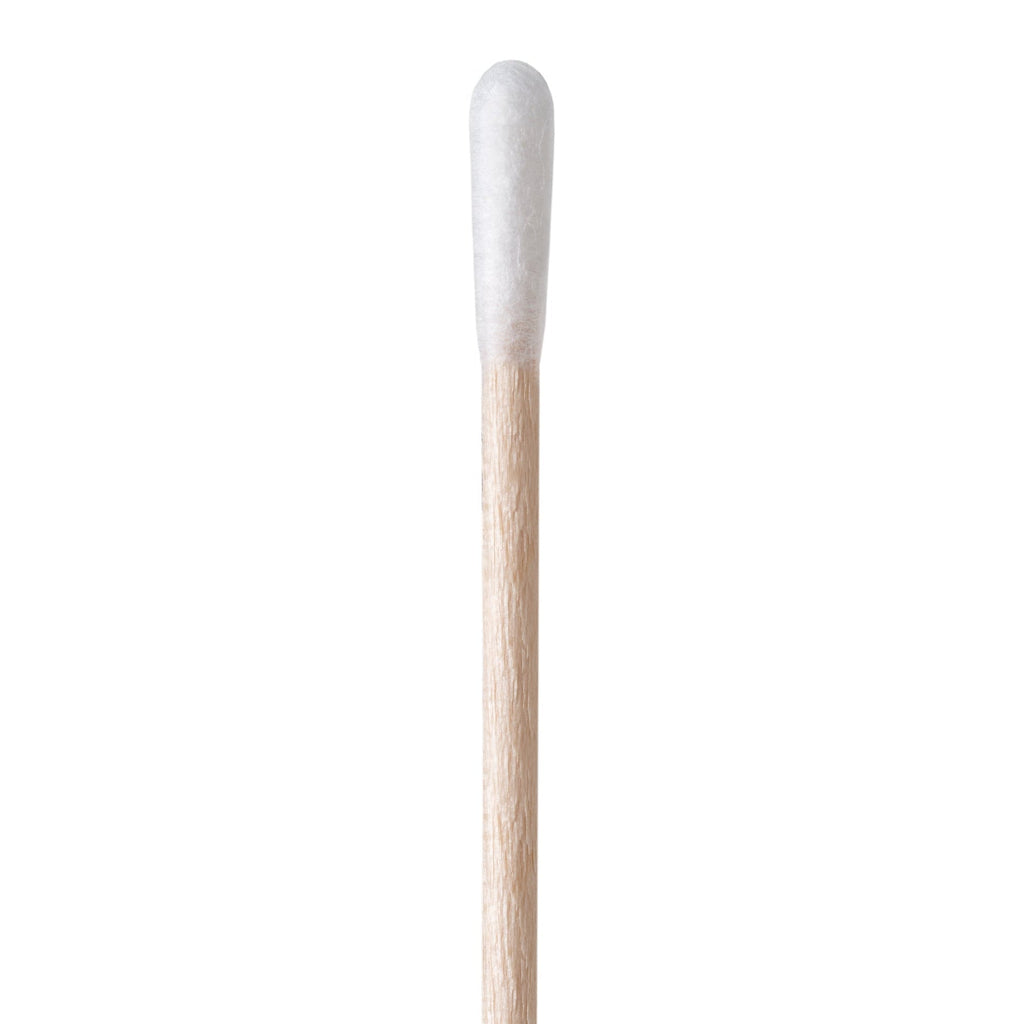 869-WCS - Puritan 6’’ Lint Controlled Micro Tip Cotton Swab w/Wooden Handle