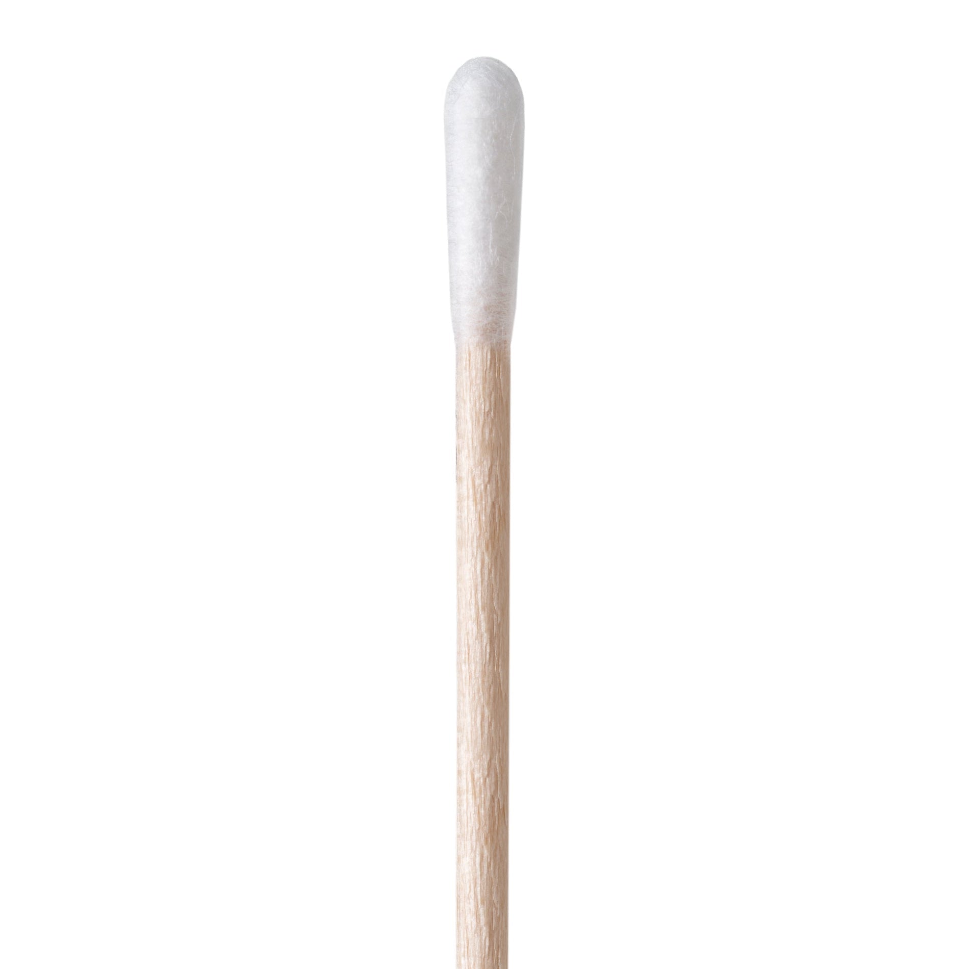 869-WCS - Puritan 6’’ Lint Controlled Micro Tip Cotton Swab w/Wooden Handle