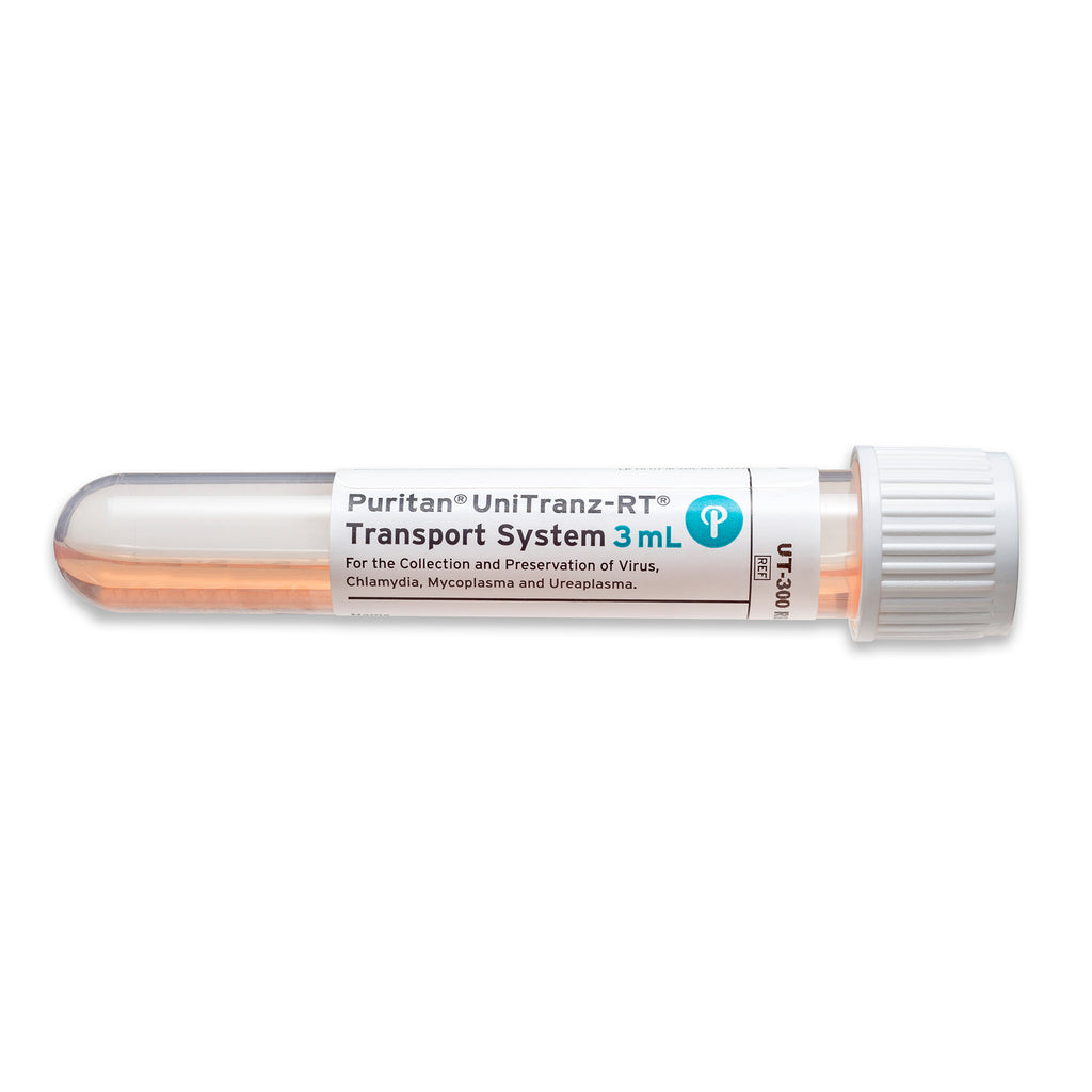 Puritan UniTranz-RT 3ml Universal Transport Solution - Round Bottom Tube