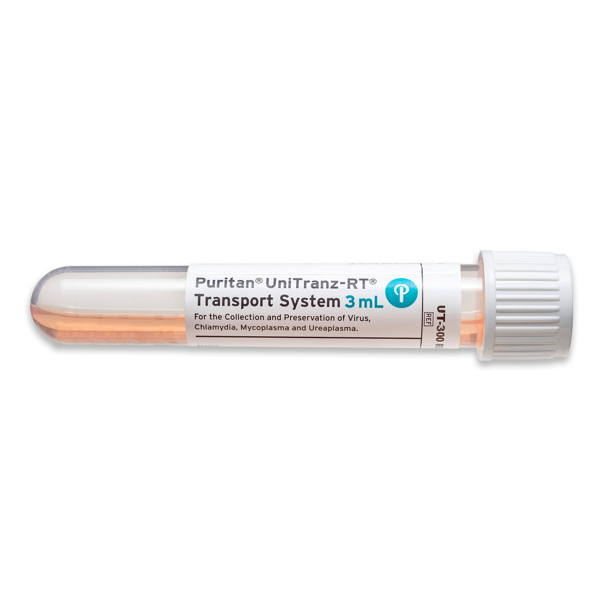 Puritan UniTranz-RT 3ml Universal Transport Solution - Round Bottom Tube