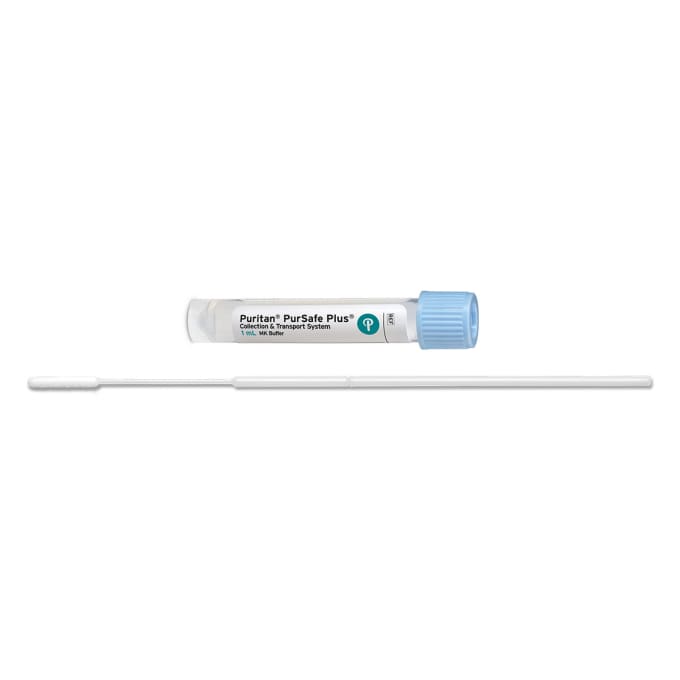 Puritan PurSafe Plus® 1ml MK Buffer and 6" Sterile Mini-Tip Flock Swab 
