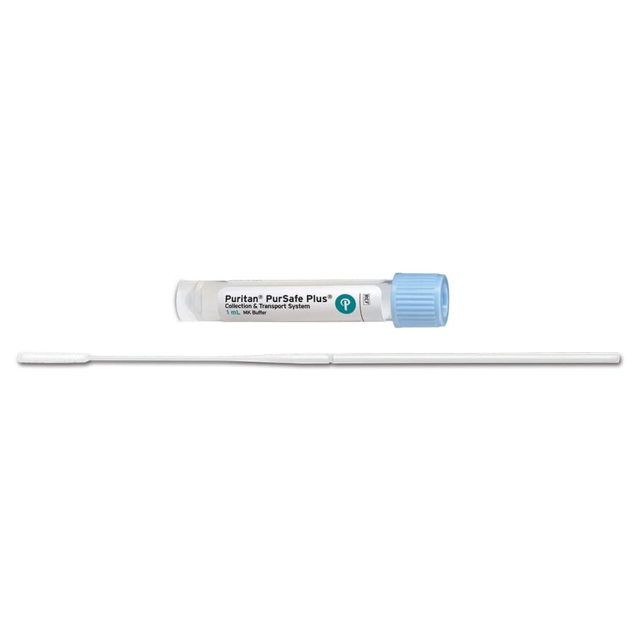 Puritan PurSafe Plus® 1ml MK Buffer and 6" Sterile Ultrafine Flock Swab 