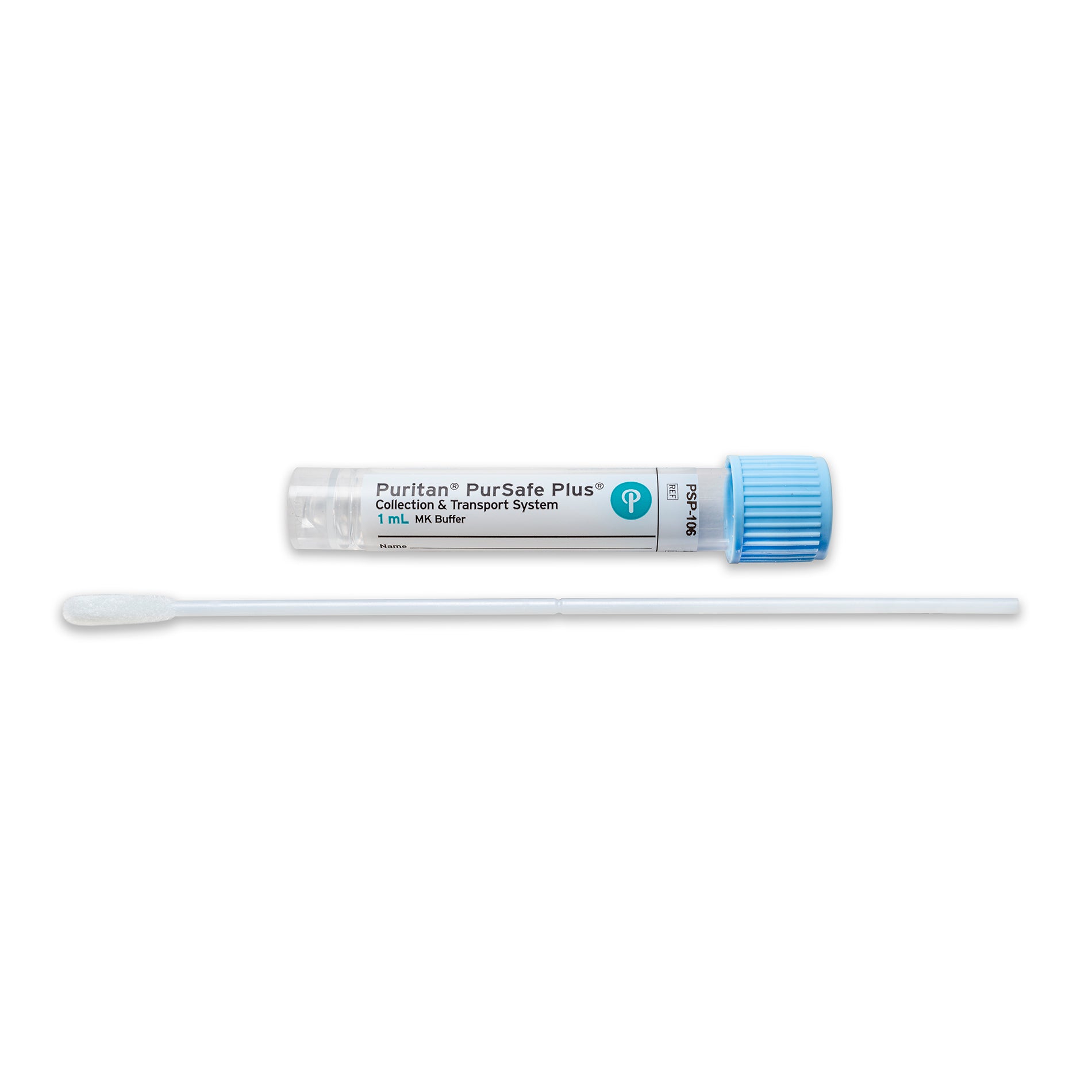 Puritan PurSafe Plus® 1ml MK Buffer and 6" Sterile Large Flock Swab