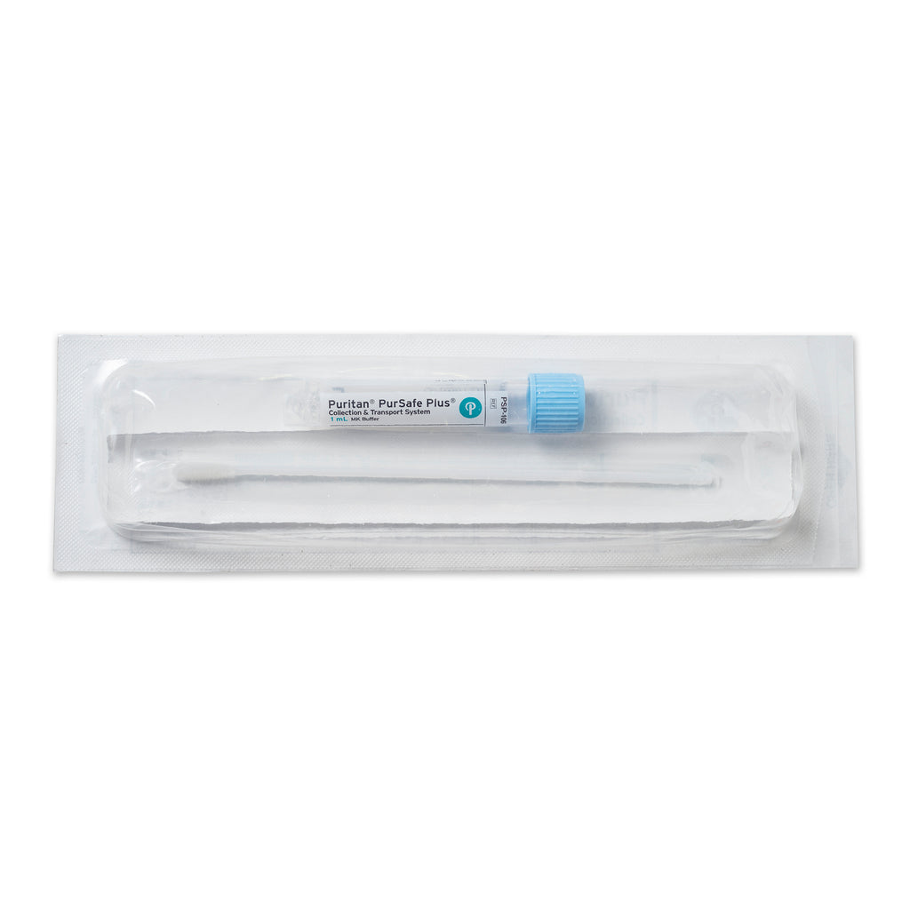 Puritan PurSafe Plus® 1ml MK Buffer and 6" Sterile Large Flock Swab