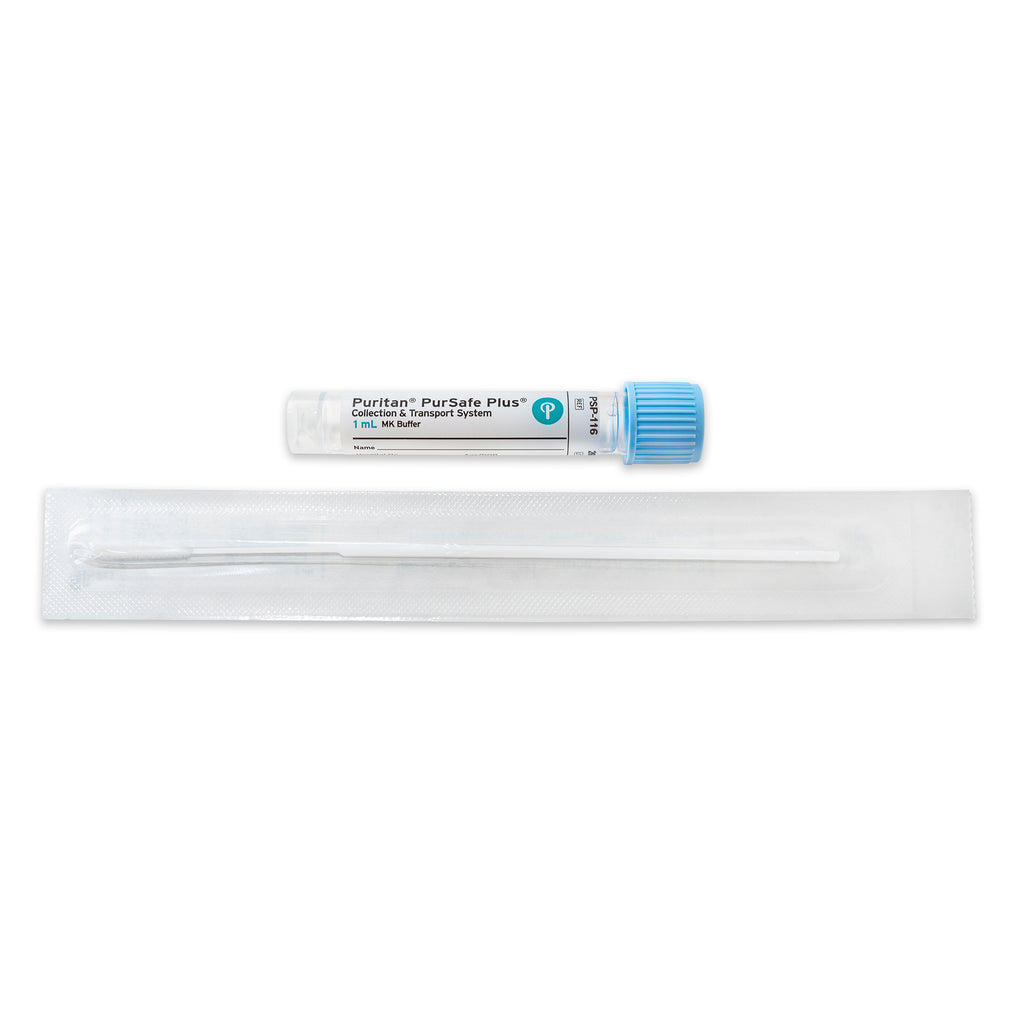 Puritan PurSafe Plus® 1ml MK Buffer and 6" Sterile Mini-Tip Flock Swab