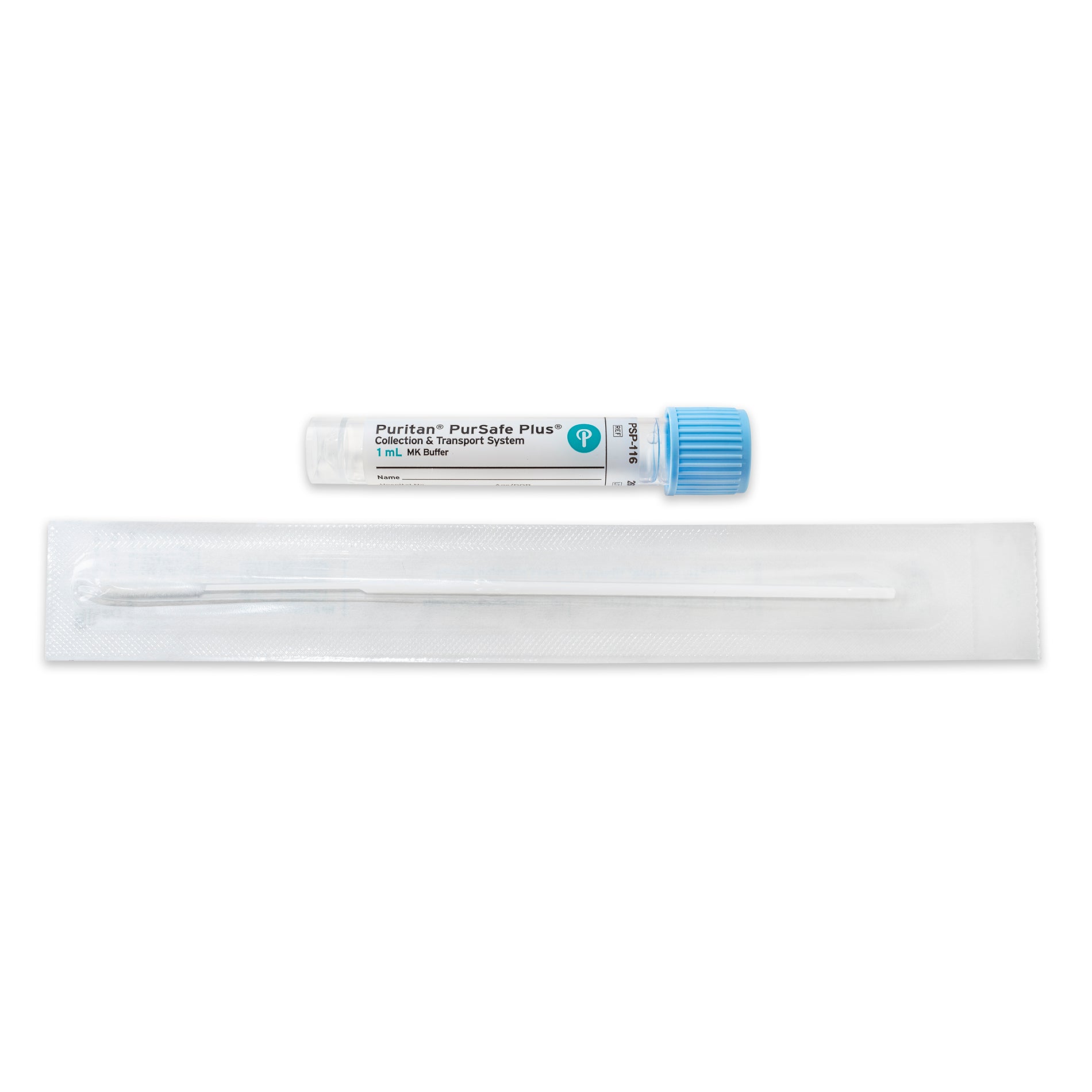 Puritan PurSafe Plus® 1ml MK Buffer and 6" Sterile Mini-Tip Flock Swab