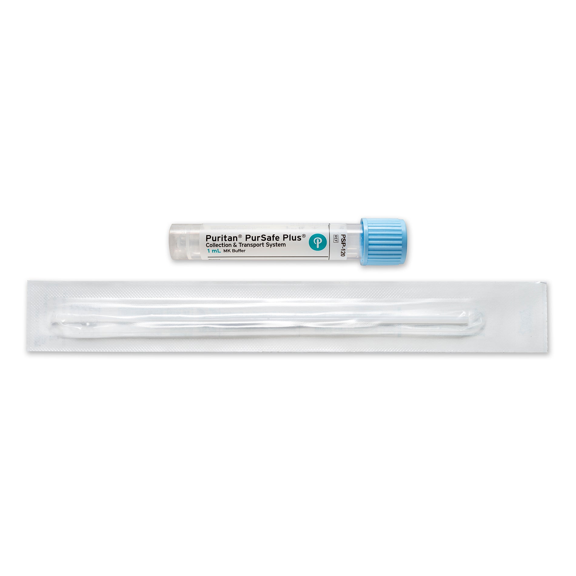 Puritan PurSafe Plus® 1ml MK Buffer and 6" Sterile Ultrafine Flock Swab