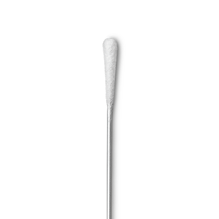 Cotton swab on a white background
